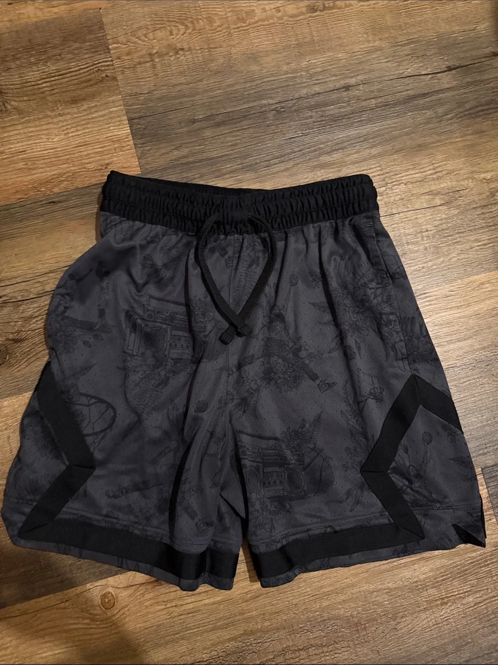 Air Jordan Boy’s Dri-Fit Printed Diamond Athletic Shorts